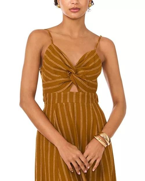 1.STATE Twist Front Cut Out Dress Sunflower S NWT $99