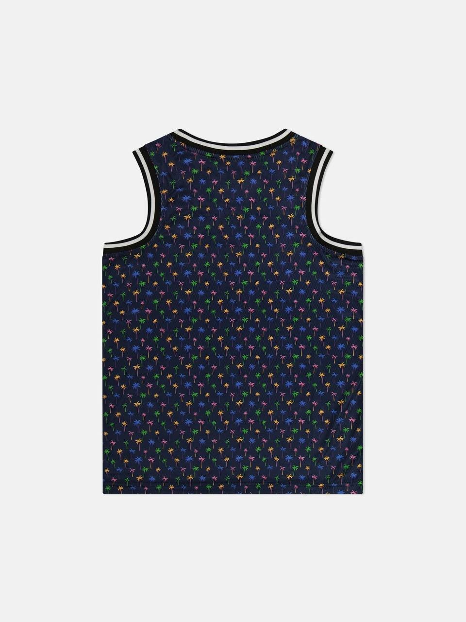 WeSC Men’s Micro Palm Basketball Tank Top Black L $49 NWT