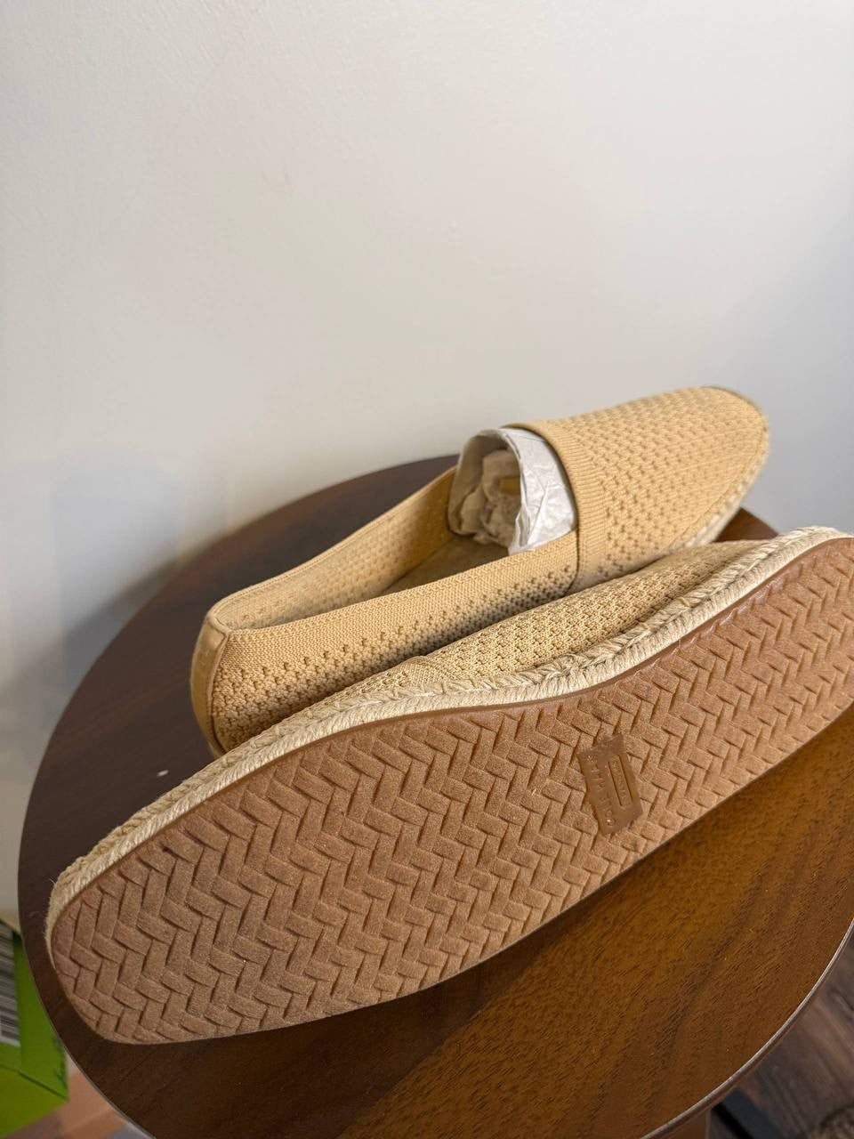 Cole Haan Keely Espadrille Flats–Soft Buff–Size 11B–Polyester/Leather–New in Box