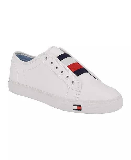 Tommy Hilfiger Anni Slip‑On Casual Sneakers White Multi Women’s 10M NWB