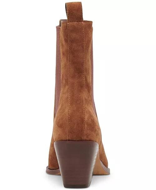Dolce Vita Brown Suede Booties 9M New in Box MSRP $150