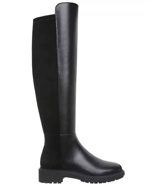 On 34th Neffi Almond‑Toe Over‑The‑Knee Boots Black 8M NWB MSRP $169.90