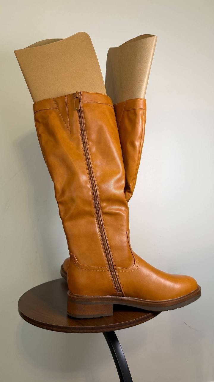 Style & Co Women’s Terryy Riding Boots Sweet Maple 10M Man‑Made MSRP $99.90 NWOB