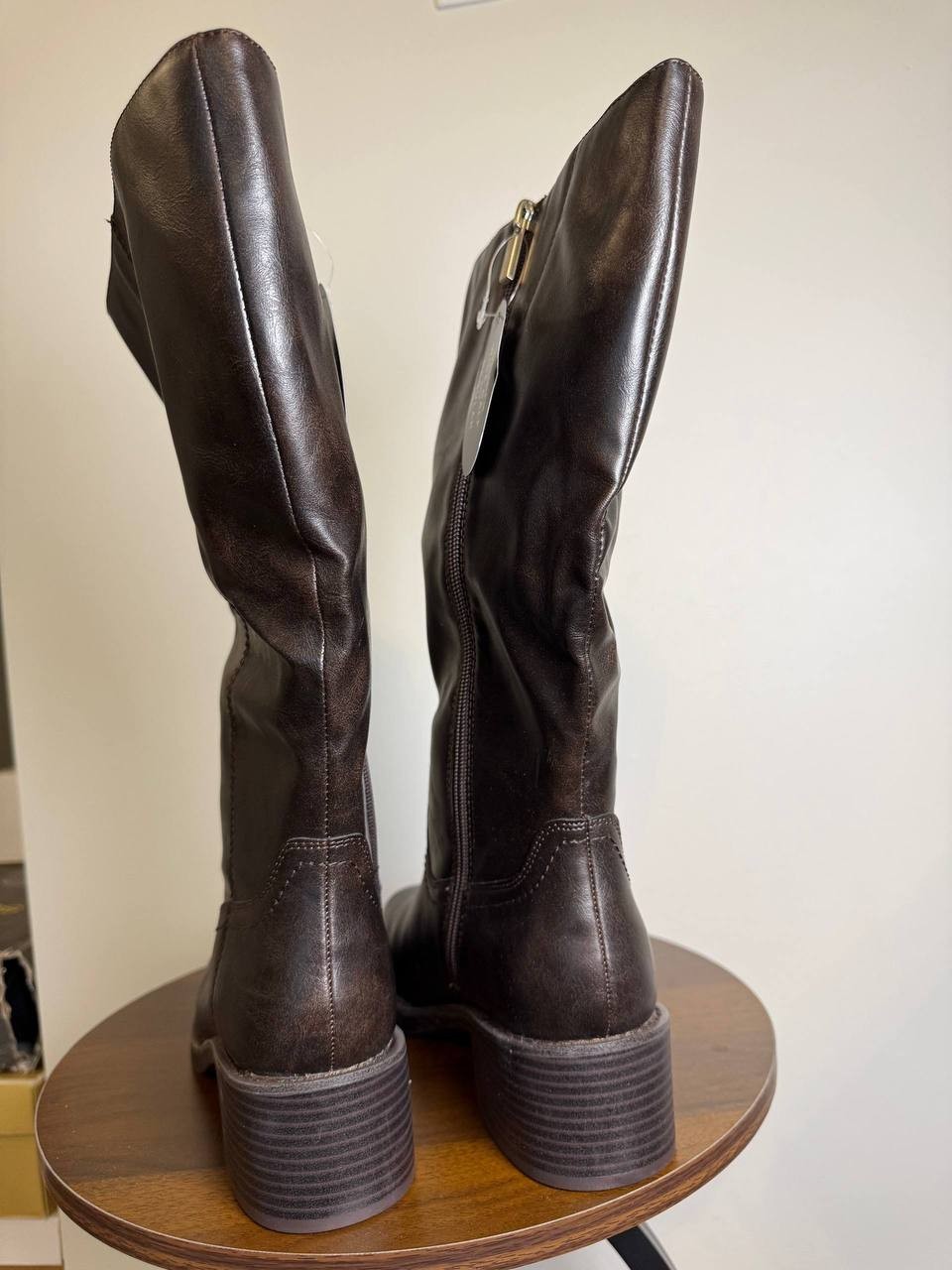 Wild Pair Warblerr Tall Boots – Downtown Brown – Size 7M – Manmade – New in Box