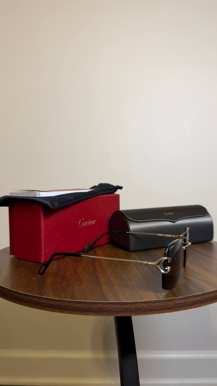 Cartier Sunglasses Silver/Grey OS NWOT