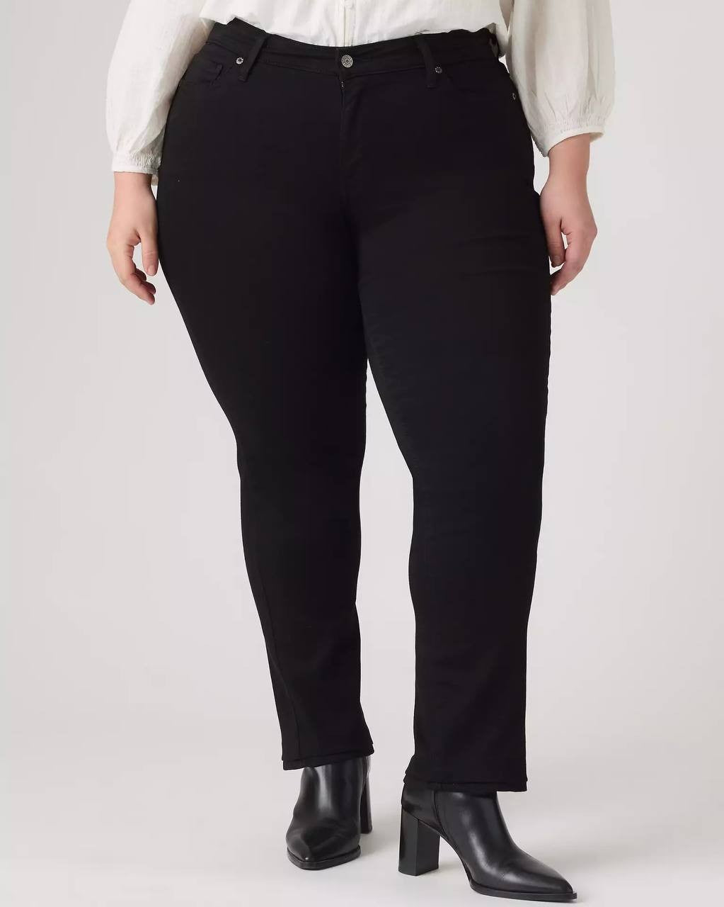 Levi’s Classic Straight Jeans Plus Size 26W Black NWT $69.50