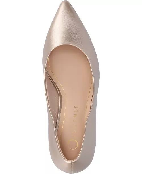 Journee Champagne Toe Dress Pumps 8.5M NIB MSRP $93
