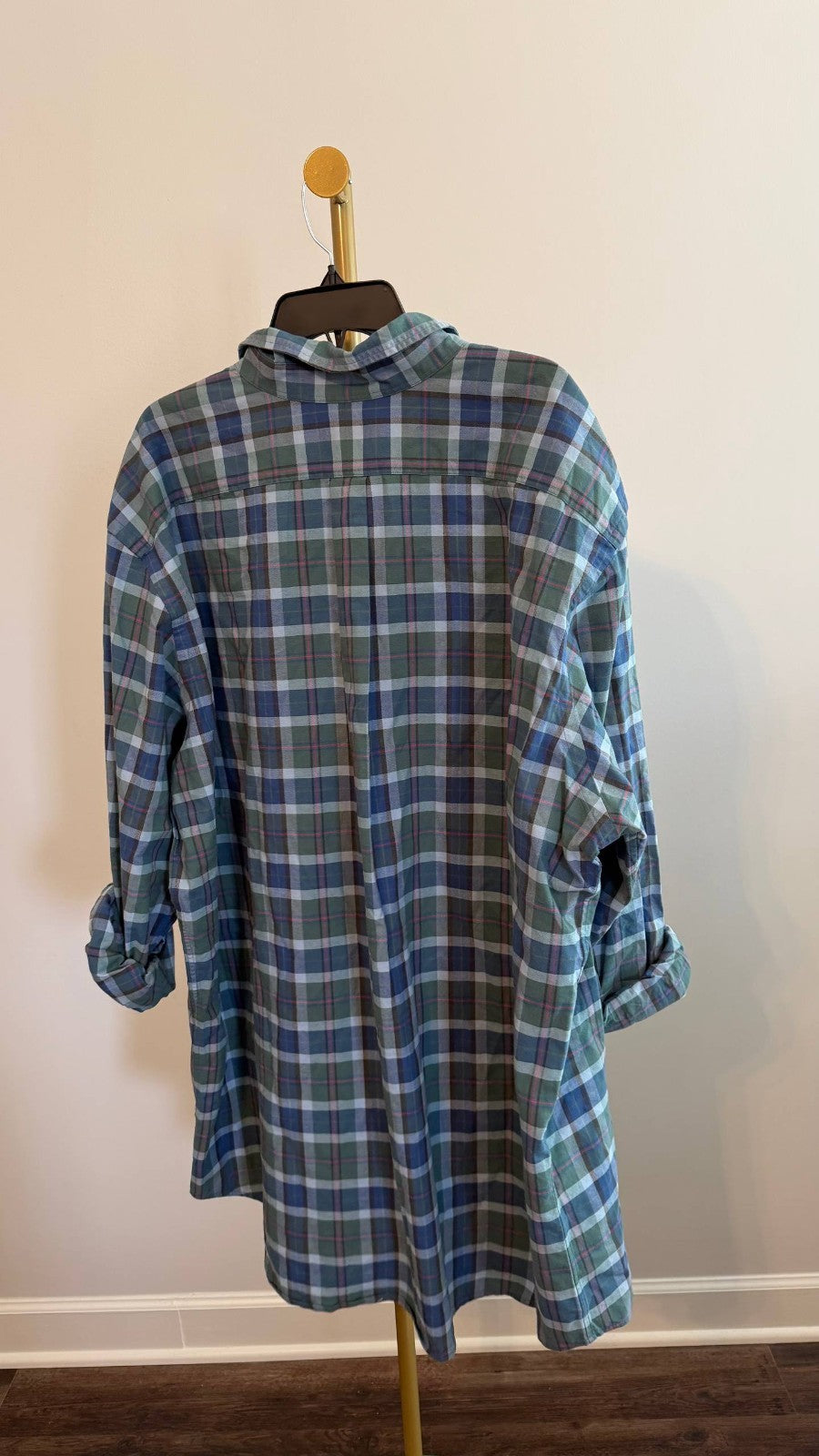 Polo Ralph Lauren Classic Fit Plaid Oxford Shirt Multicolor Plaid NWT
