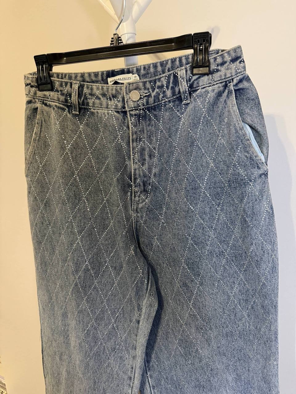 Avec Les Filles High‑Rise Wide‑Leg Jeans – Size 29 – Excellent Condition