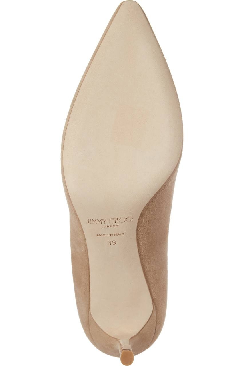 Jimmy  Choo  Pointed  Toe  Pumps  Beige  38  Pre‑owned  