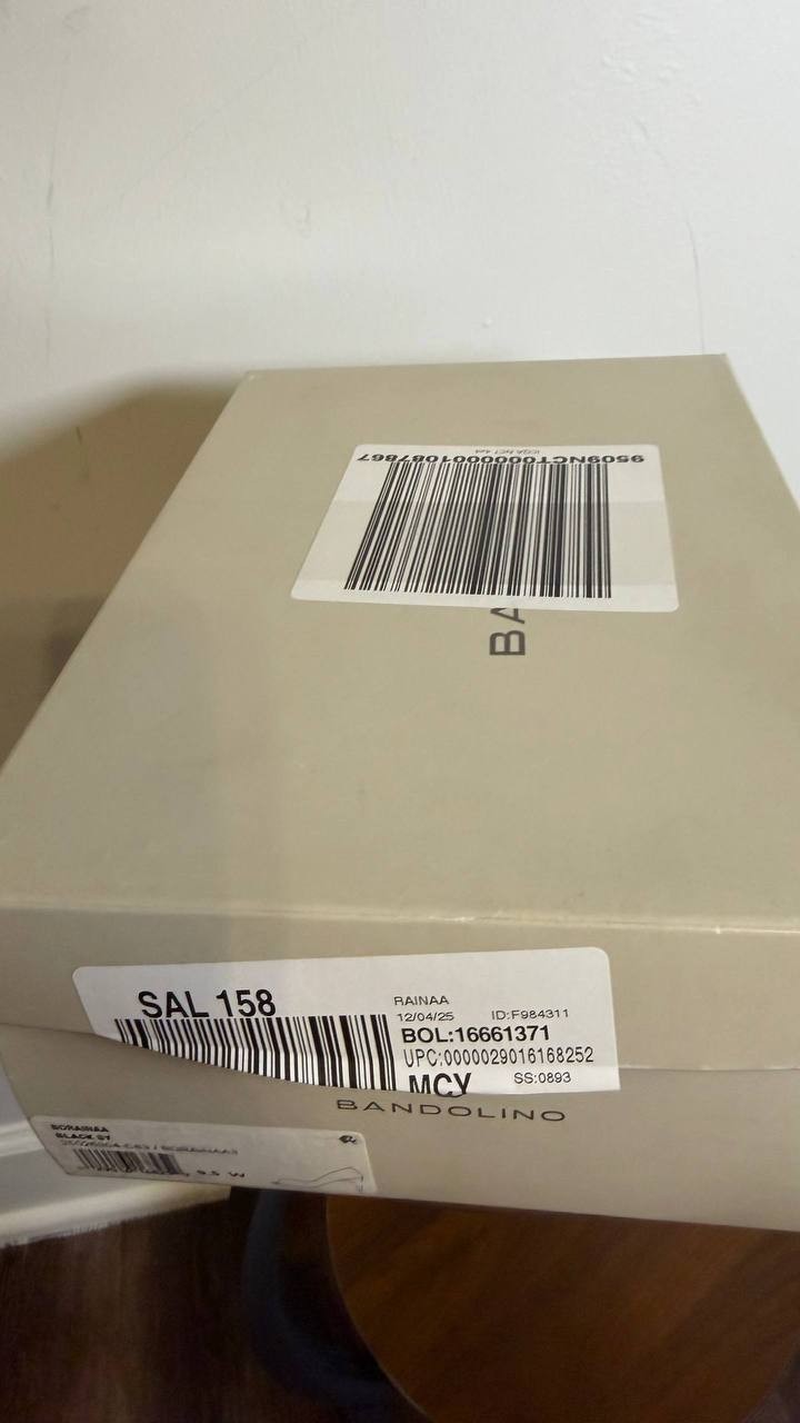 Bandolino Peep Toe Pumps 9.5W Black Faux Patent – New in Box MSRP $89