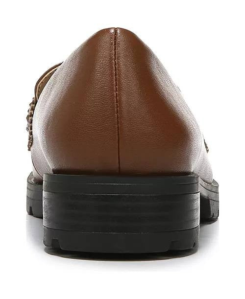 LifeStride London Loafers 10W Walnut Brown Lug Sole Penny Slip‑On NIB msrp$89.99
