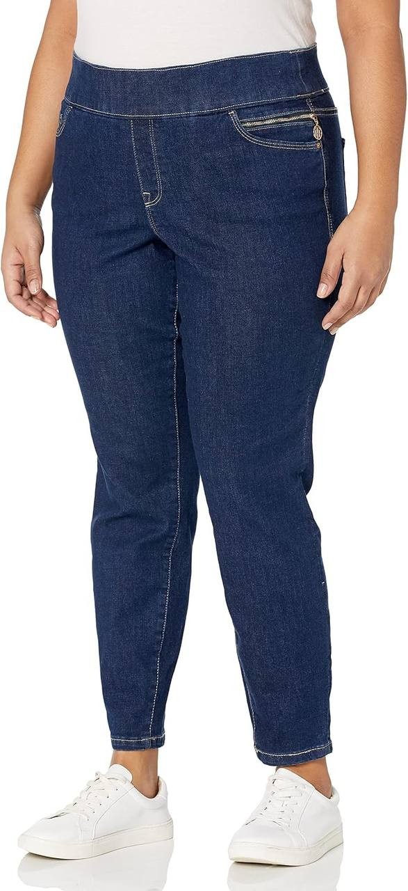 Tommy Hilfiger Gramercy Skinny Jeans Plus Size 24W Star Wash NWT $89