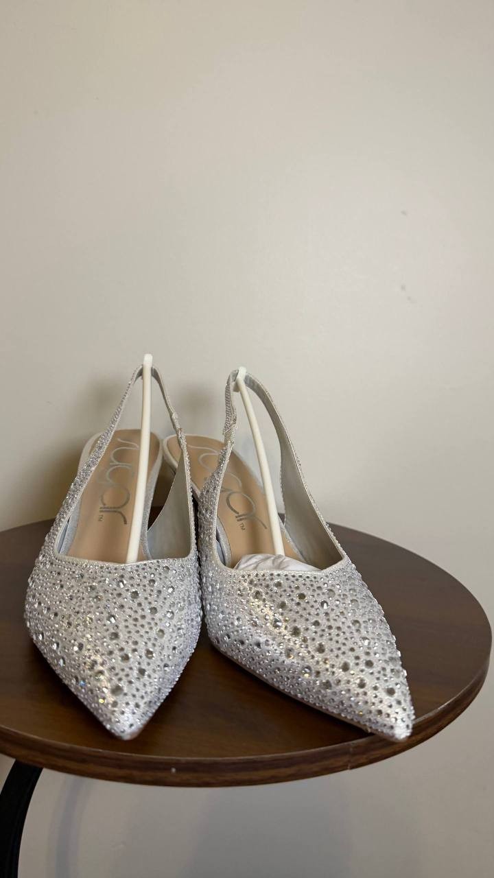 Sugar Silver Man‑Made Dress Pumps Women’s Size 9.5M – New in Box MSRP $69
