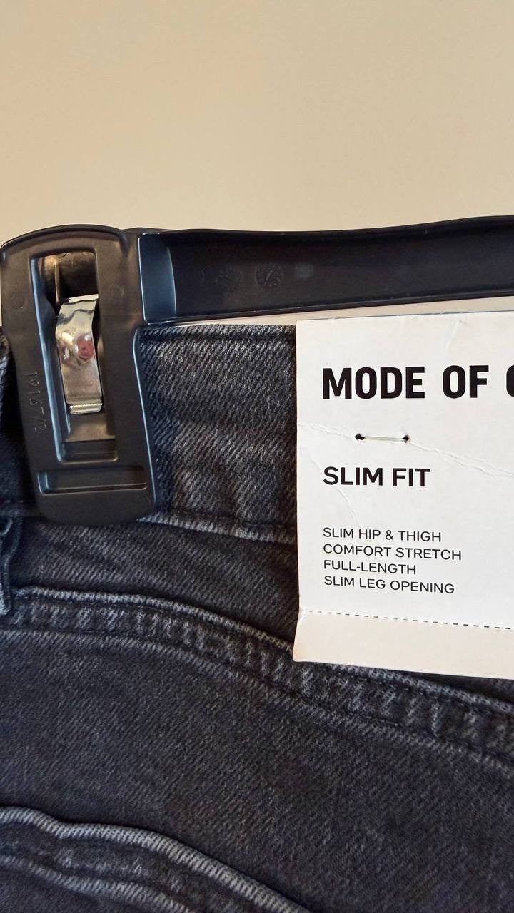 Mode of One Men’s Slim‑Fit Jeans Medium Blue 36W 32L $69.50 NWT