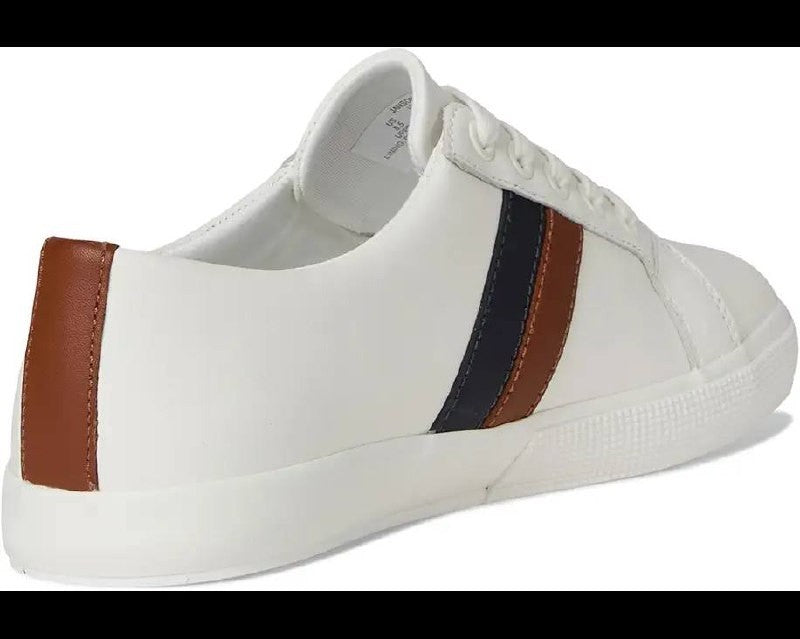 Lauren Ralph Lauren Janson II Sneakers 9B White Leather Lace‑Up NIB msrp$115