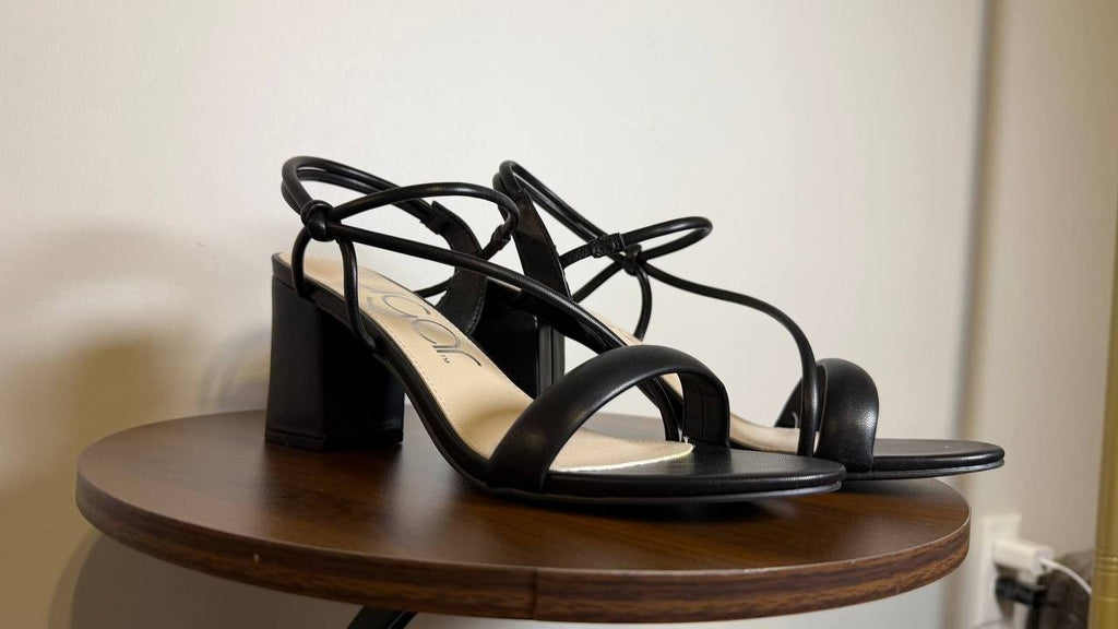 Sugar Black Man‑Made Dress Sandals 9M NIB MSRP $59