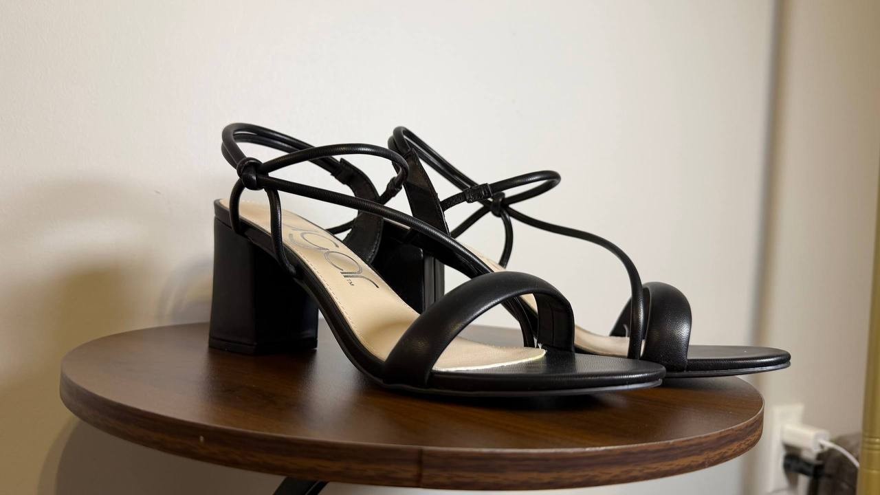 Sugar Black Man‑Made Dress Sandals 9M NIB MSRP $59