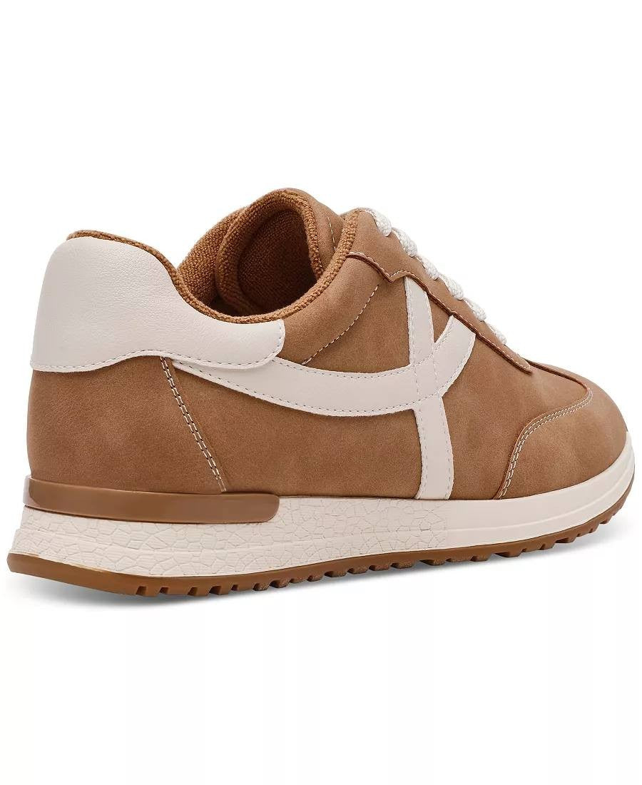 DV Dolce Vita Joque Sneakers 7.5 Camel Smooth Retro Memory Foam NIB msrp$69