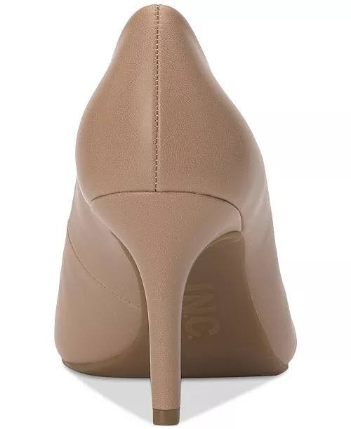 I.N.C.  International  Concepts  Pointed  Toe  Pumps  Dark  Almond  8M  New  $80