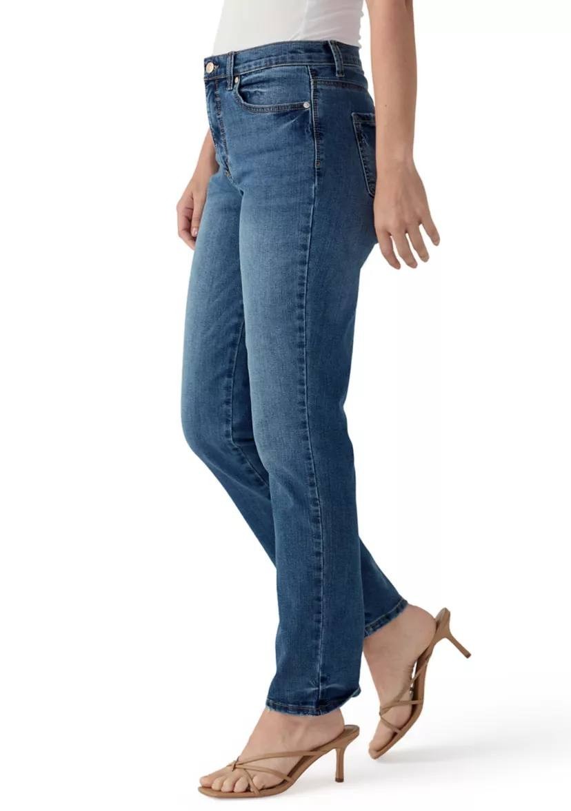 Gloria Vanderbilt Women’s Amanda Classic Jeans Dark Blue 10 $52 NWT