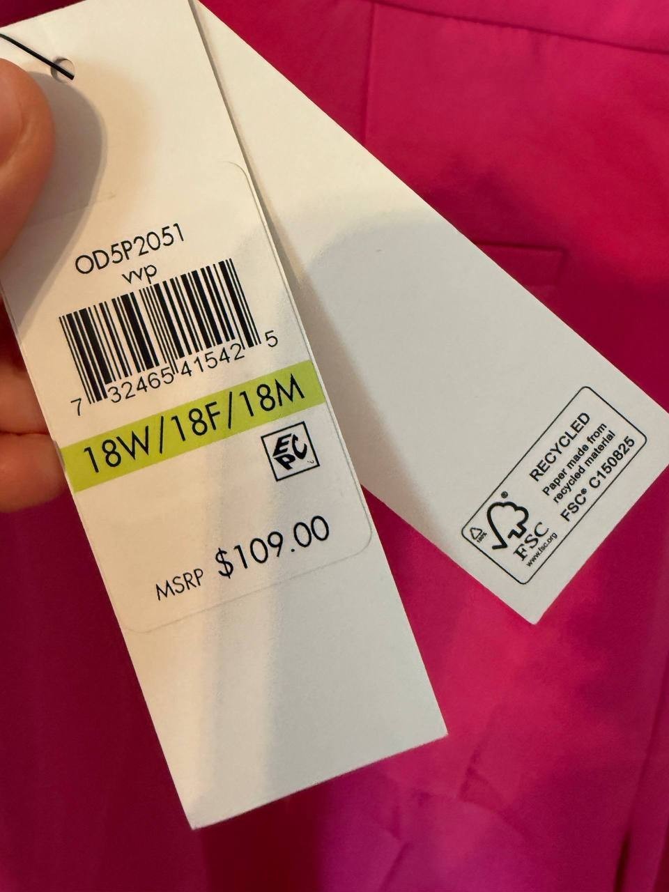 DKNY Aero Crepe High‑Rise Wide‑Leg Pants Pink Size18W NWT Modern Chic msrp$109