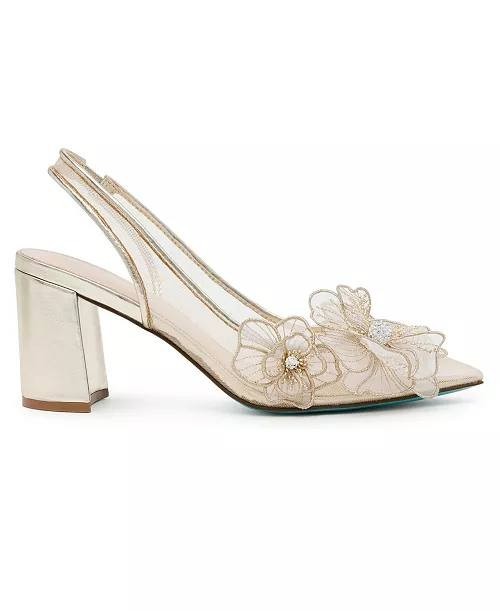 Betsey  Johnson  Petra   Gold  Mesh  6  New  in  Box  $129