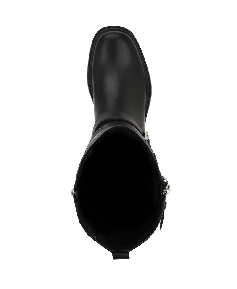 Guess Tall Boots 8.5M Black Man‑Made New in Box MSRP $169
