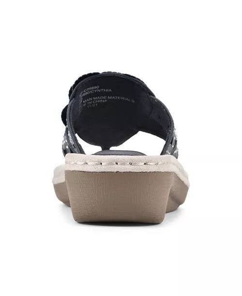 Cliffs by White Mountain  Thong Sandals  Navy  7  New  $59