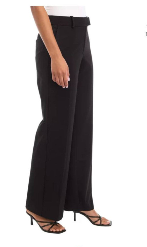 DKNY Women’s Wide‑Leg Pants – Black – Size 16P – NWT – $89