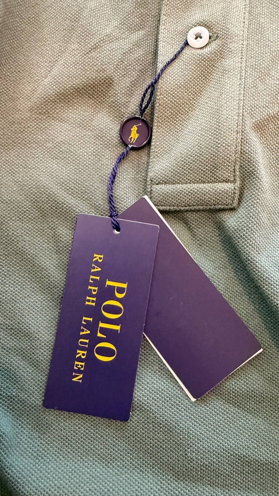 Polo Ralph Lauren Mesh Polo Shirt Green NWT