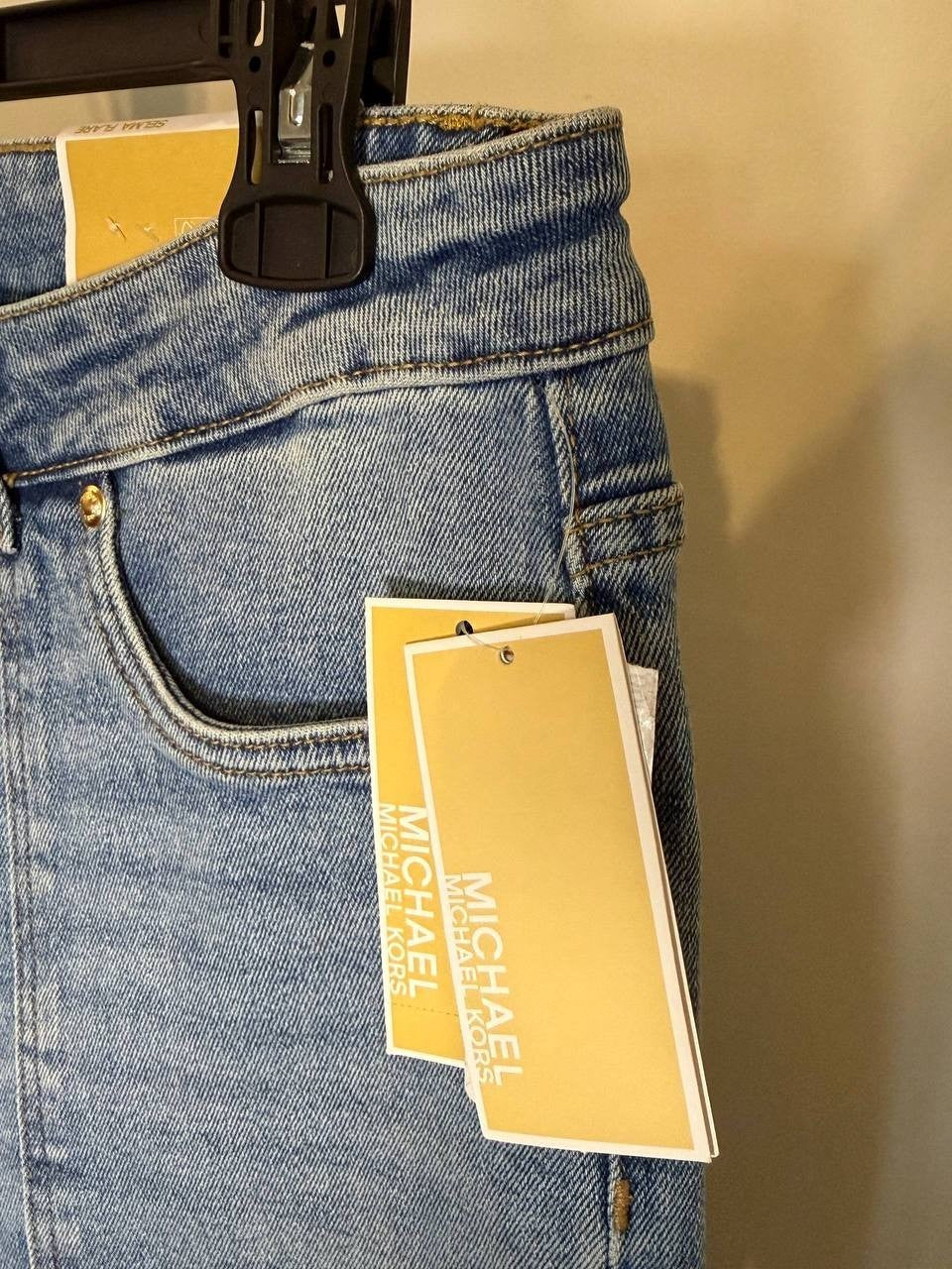 Michael Kors High-Waisted Button-Fly Jeans – Size 10 – NWT