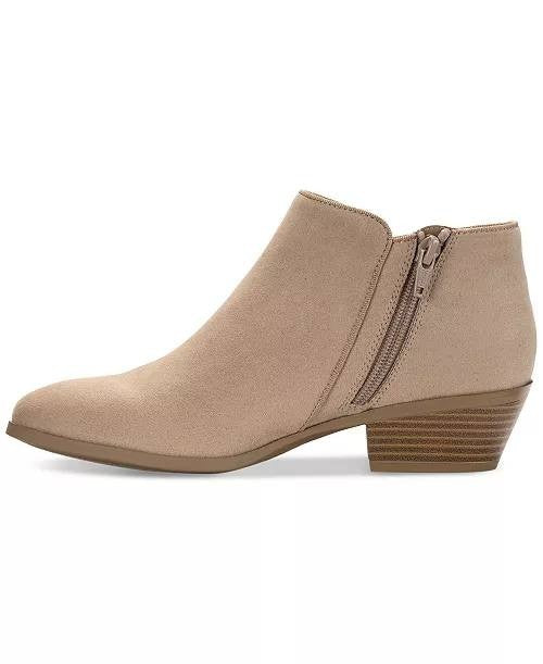 Style&Co Taupe Man‑Made Ankle Booties 7.5W New in Box MSRP $69.90