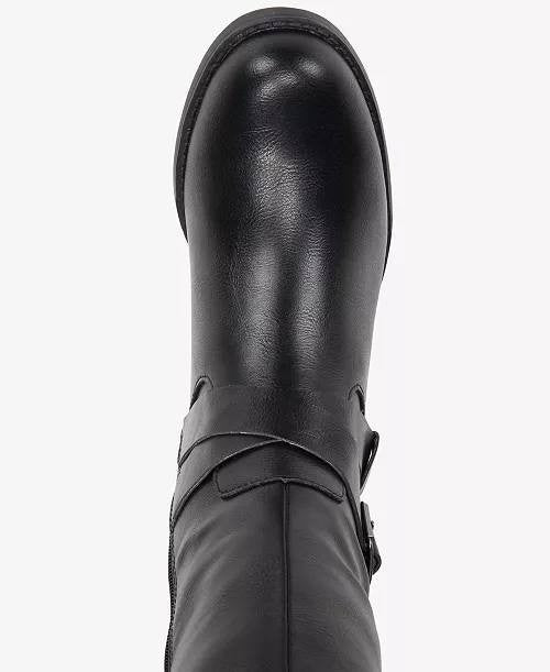 Style&Co Riding Boots 5.5M Black Man-Made Tall New in Box MSRP $79.90