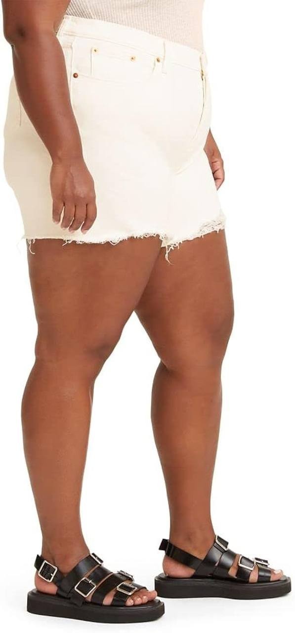 Levi’s 501 Original High Rise Shorts White 16W NWT $59.50