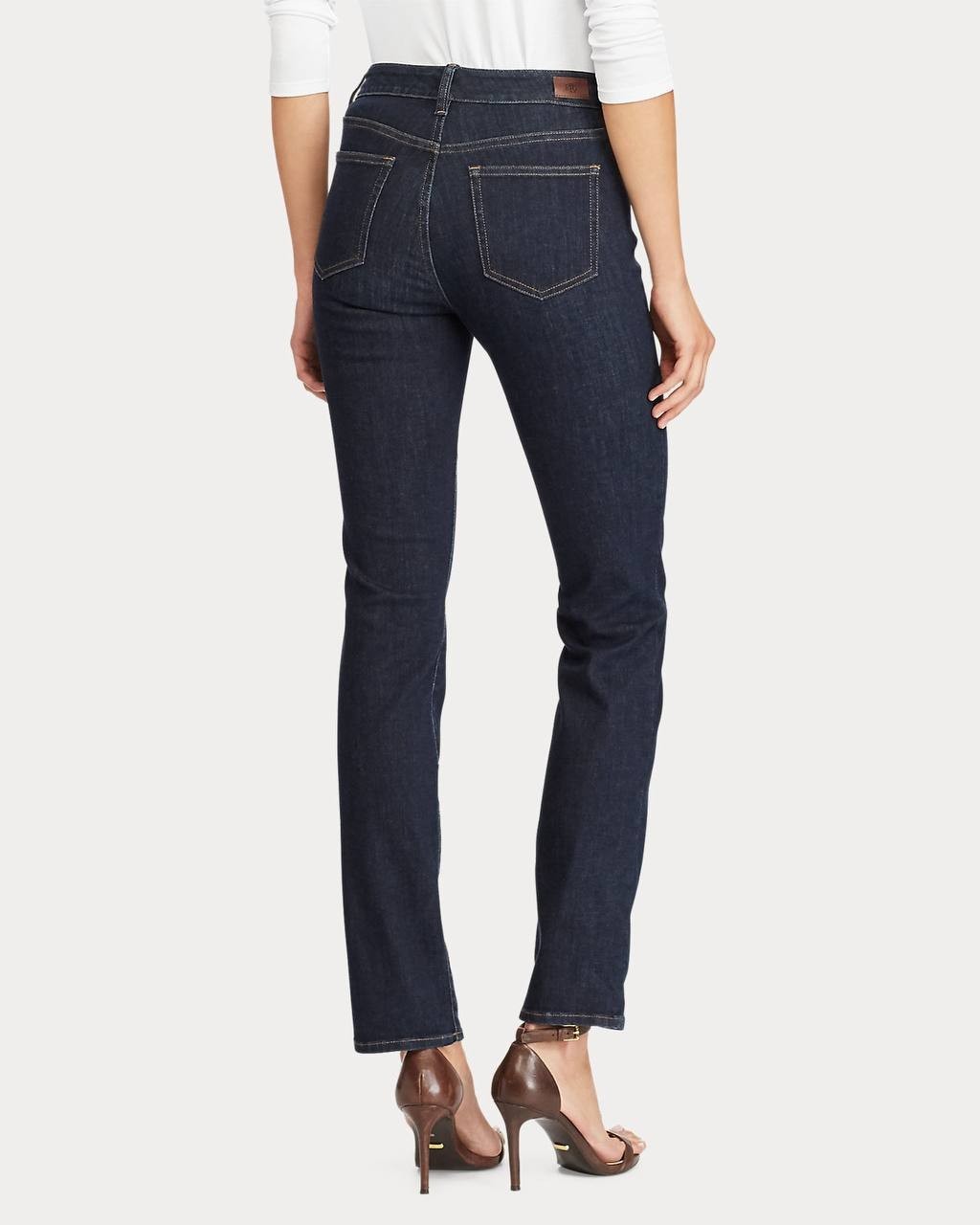 Lauren Ralph Lauren Premier Straight Jeans Cotton Khaki 14P NWT MSRP $125