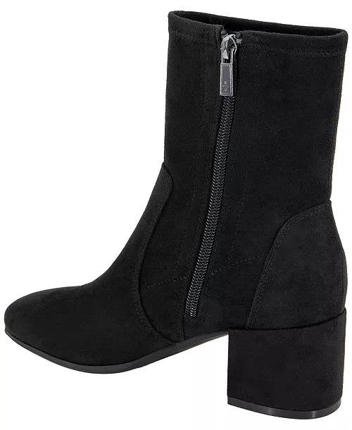 Kenneth Cole Reaction Roxy Dress Booties Black 9.5M Block Heel $99 NWB