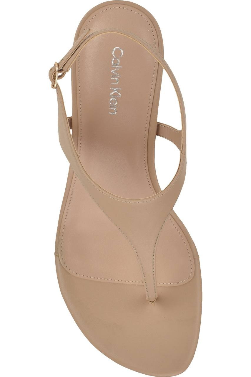 Calvin  Klein  Strap  Sandals  Light  Natural  9M  New  $99