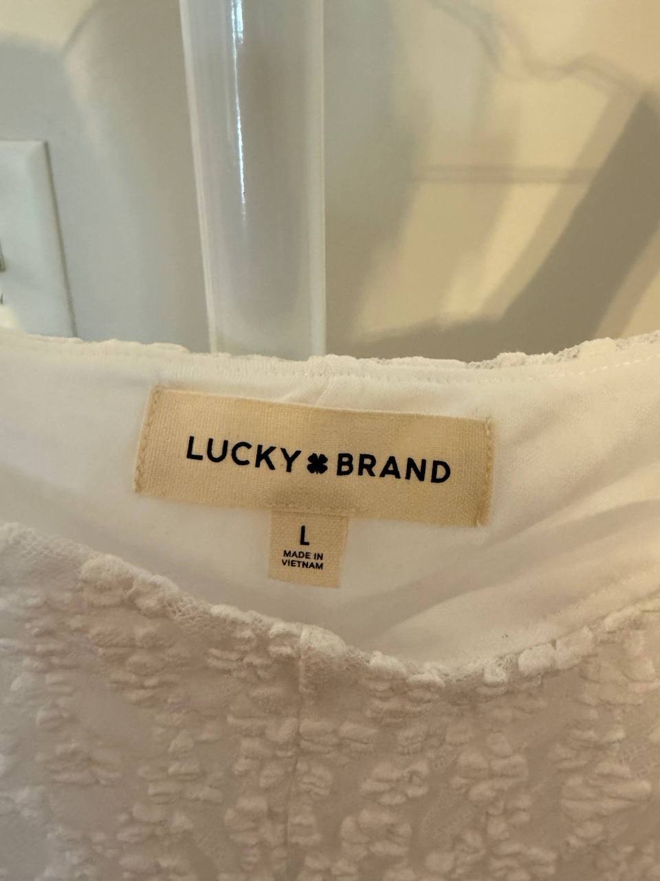 Lucky Brand Floral Mesh Mini Dress – Size L – NWT – $79.50