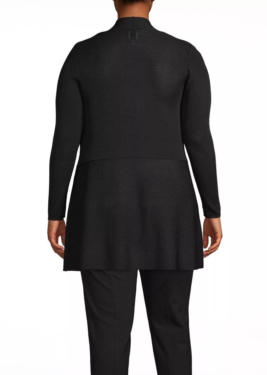 Anne Klein Cardigan Black L NWOT