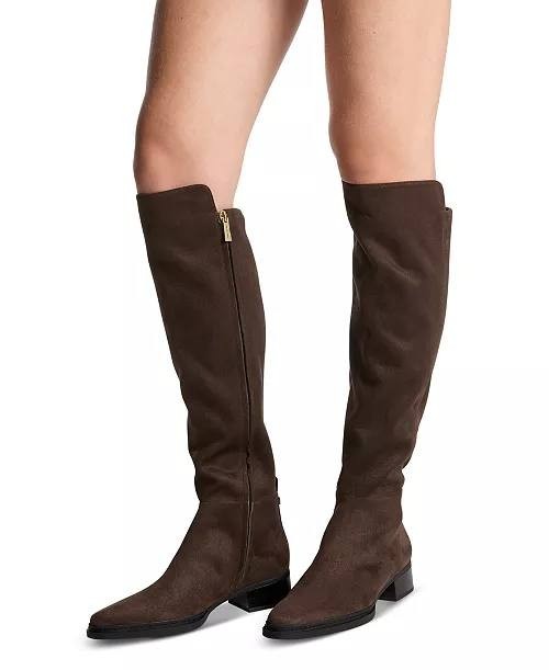Michael Michael Kors Chocolate Faux Suede Tall Boots 9.5W New in Box MSRP $175