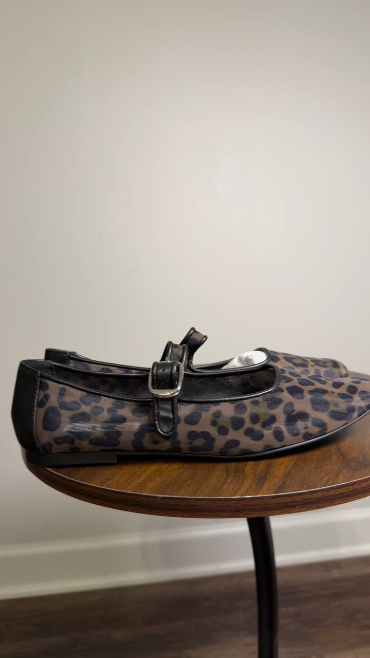 Steve Madden  Ballet Flats  Leopard  8  New  $60