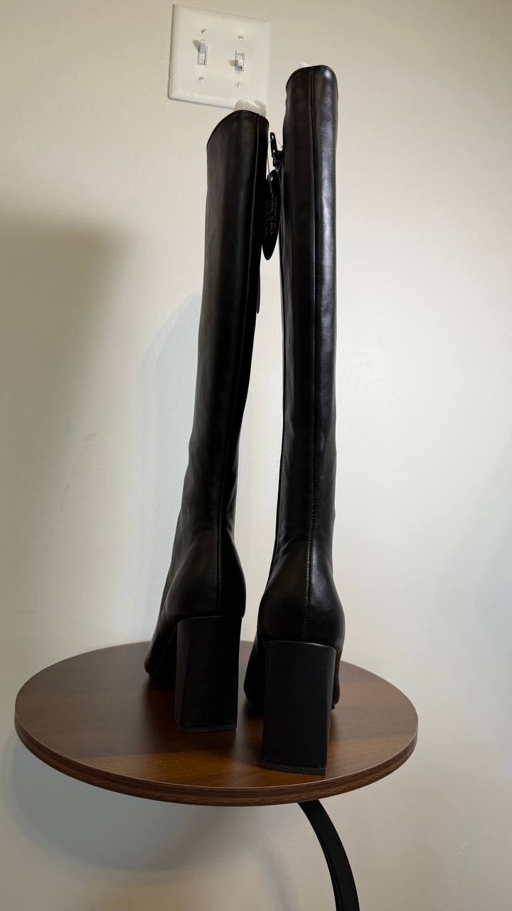 Wild Pair Islah Boots 6.5M Black Beauty Knee‑High New In Box msrp$99.90
