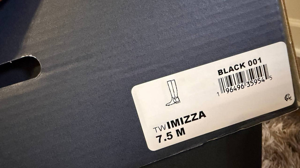 Tommy Hilfiger Imizza Boots 7.5M Black Faux Leather Knee‑High NIB msrp$159