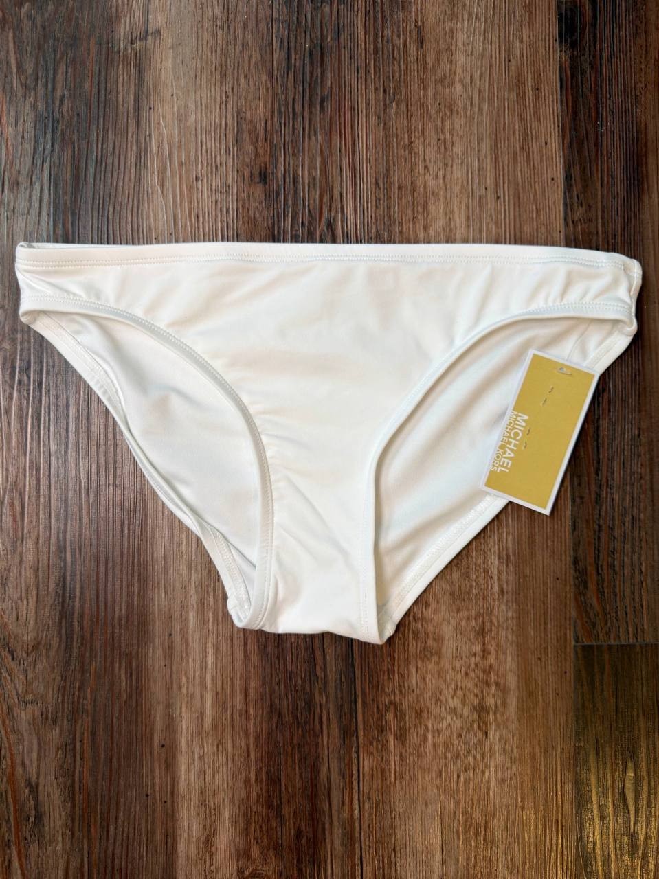 Michael Michael Kors Classic Bikini Bottom White S NWT $54