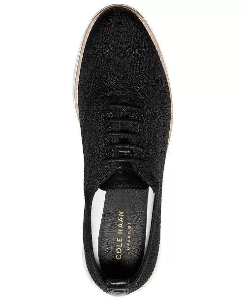 Cole  Haan  Øriginal  Grand   Stitchlite  Oxfords  Black  6  B  NWT  $150