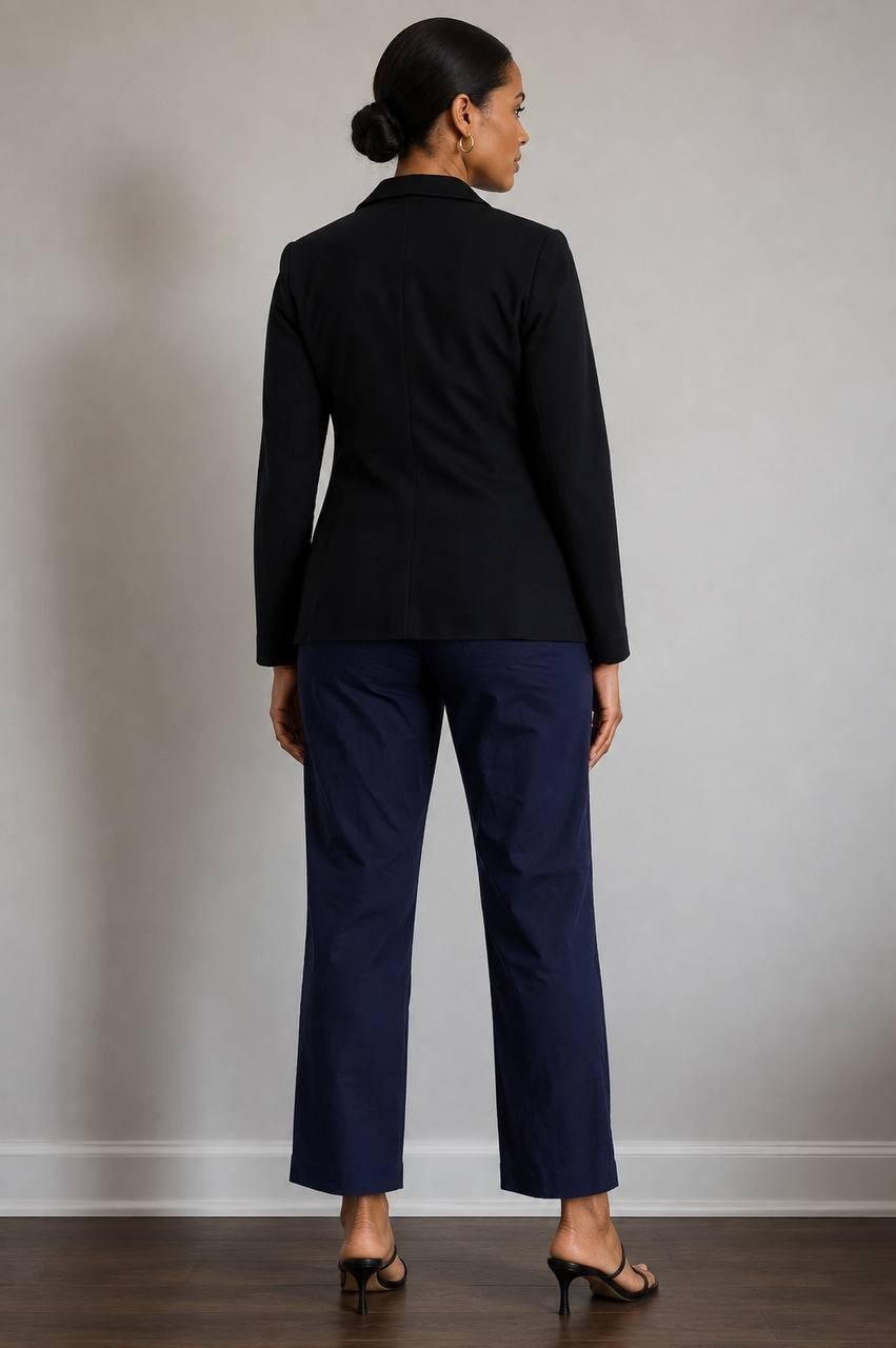 Jones New York Pull-On Trouser Navy PXS NWT $79.50