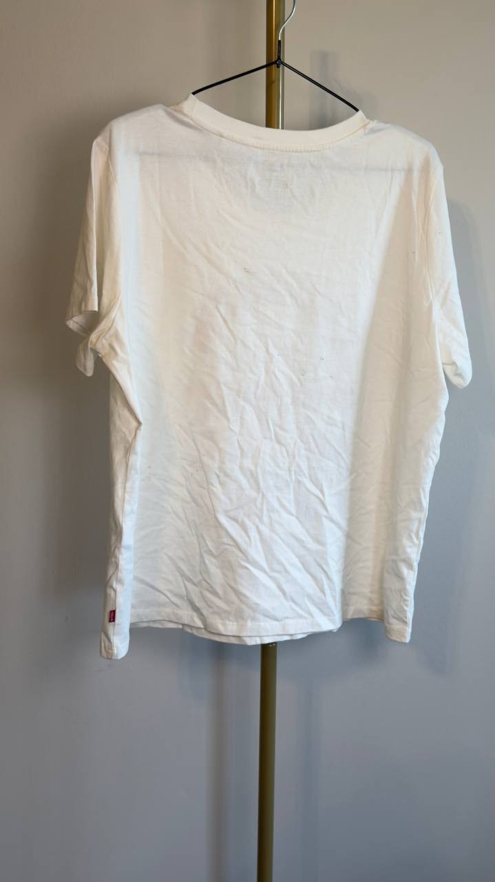 Levi’s Perfect Logo Tee Plus Size White 1X NWT $24.50