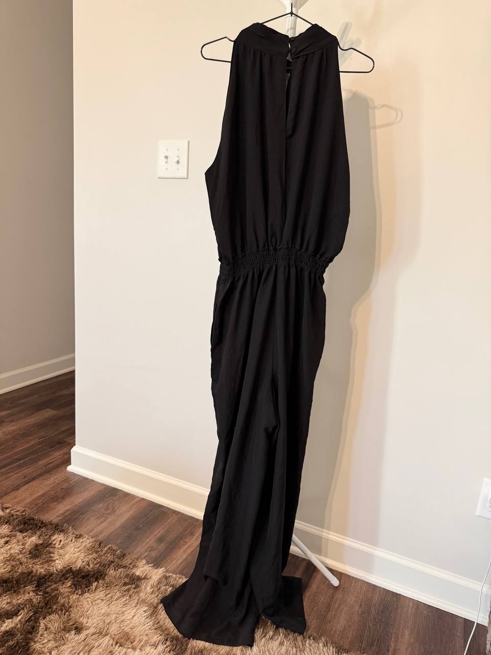 Max Studio Stretch Crepe Jumpsuit – Size XL – Black – NWT – $178