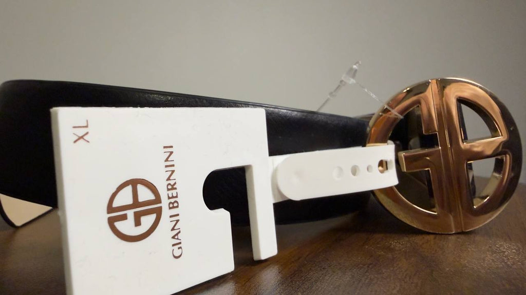 Giani  Bernini  Panel  Belt  Black  XL  New  $38.50
